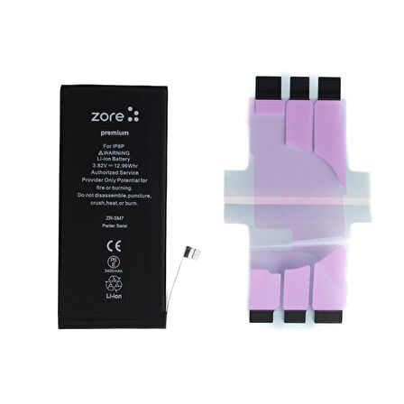 Apple iPhone 8 Plus Uyumlu Zore Panter Serisi Batarya