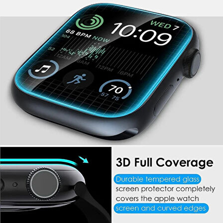 Apple Watch 10 42mm Uyumlu Çizilmeyi Önleyici Zore First Class Zore PMMA Pet Saat Ekran Koruyucu