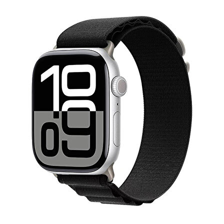 Apple Watch 10 46mm Uyumlu Zore KRD-74 Hasır Kordon