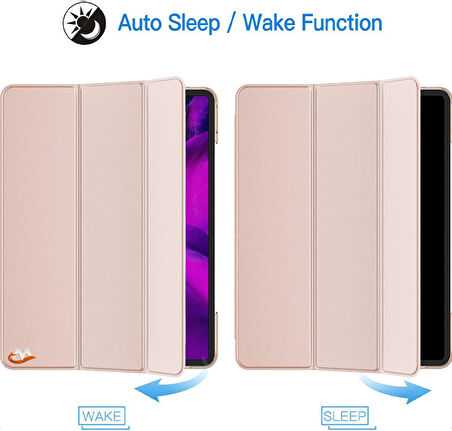 Apple iPad Air 11 2025 M3 Zore Smart Cover Standlı 1-1 Kılıf