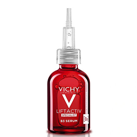 Vichy Leke Karşıtı Bakım Rutini Vichy Liftactiv Specialist B3 Serum 30 ml + Pigment Specialist B3 SPF50+ Göz Bakım Kremi 15 ml (PREMIUM KIRMIZI ÇANTA HEDİYE)