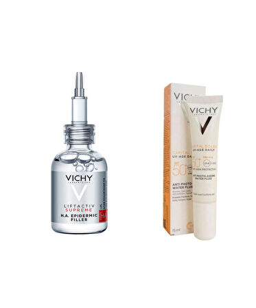 Vichy Liftactiv Supreme H.A Epidermic Filler Serum 30ml + Uv Age Daily Spf 50 15ml