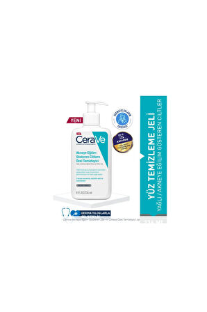 CERAVE AKNEYE EĞİLİM GÖSTEREN CİLTLERE ÖZEL TEMİZLEYİCİ 236 ML + YÜZ BAKIM JELİ 40 ML 8602853651973