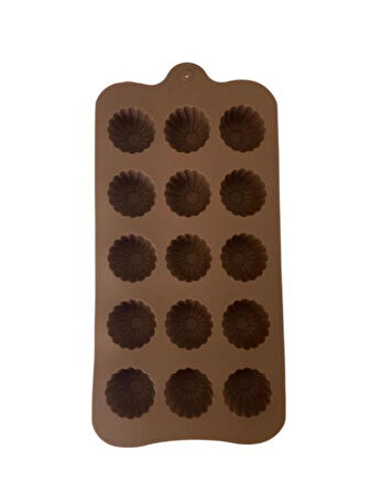 SİLİKON ÇİKOLATA KALIBI ÇİÇEK 21*11 CM