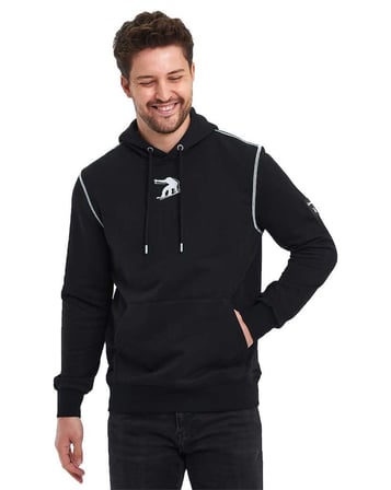 Snowboard Nakış Logo Baskılı Gri Sweatshirt