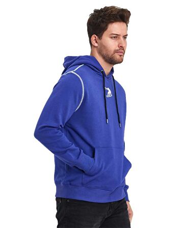 Snowboard Nakış Logo Baskılı Gri Sweatshirt