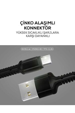 LS63 Micro Usb Kablo Gri