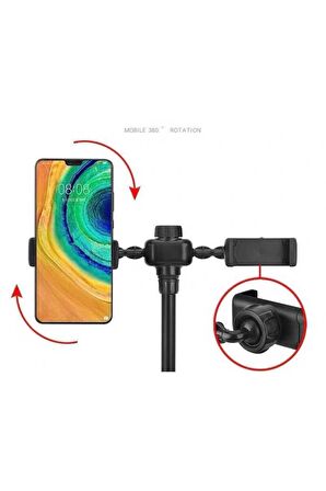 Dual Big Light Işıklı Telefon Tutucu 16 cm Ring Light