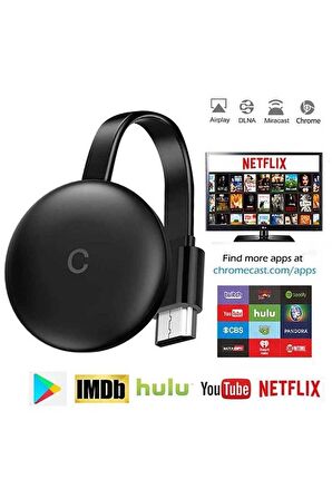 G12 Chromecast Kablosuz HDMI Ses ve Görüntü Aktarıcı