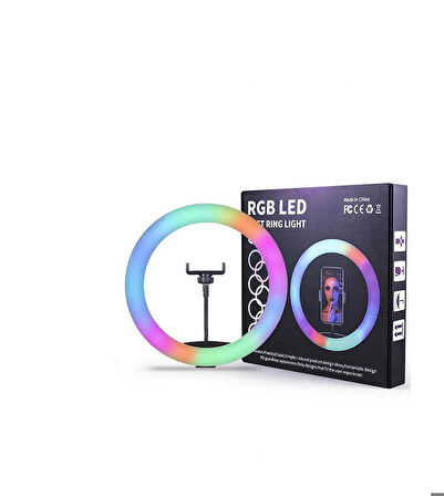 RGB MJ-33 Işıklı Telefon Tutucu Ring Light