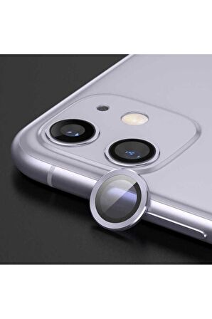 Apple iPhone 12 Mini Uyumlu CL-02 Kamera Lens Koruyucu Lila