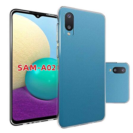 Samsung Galaxy A02 Uyumlu Kılıf Süper Silikon Kapak