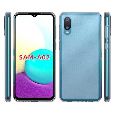 Samsung Galaxy A02 Uyumlu Kılıf Süper Silikon Kapak