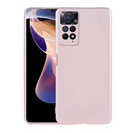 Xiaomi Redmi Note 11 Pro 5G Uyumlu Kılıf Premier Silikon Kapak Rose Gold