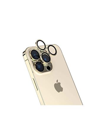 Apple iPhone 15 Pro Max Uyumlu CL-15 Parmak İzi Bırakmayan Anti-Reflective Kamera Lens Koruyucu Titanyum