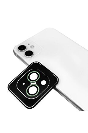 Apple iPhone 12 Mini Uyumlu CL-09 Kamera Lens Koruyucu Açık Yeşil