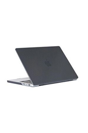 Apple Macbook Pro 16.2 2023 A2780 Uyumlu MSoft Carbon Fiber Tasarımlı Kapak