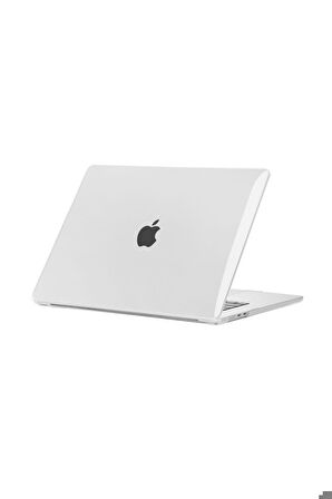 Apple Macbook 15" Air M2 2023 A2941 Uyumlu MSoft Kristal Kapak Renksiz