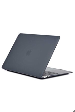 Apple Macbook 13.6 inç Air M3 A3113 Uyumlu MSoft Kristal Kapak Siyah