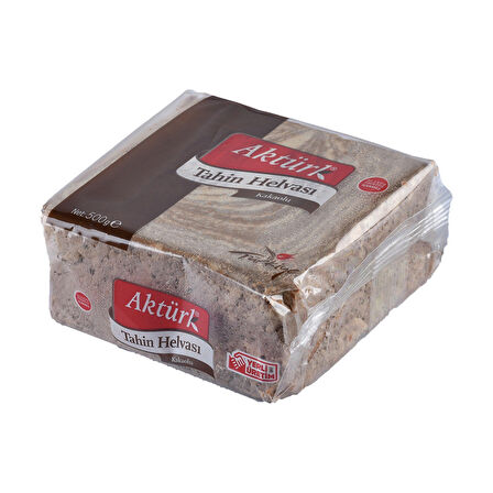 Aktürk Helva 500 gr Sade ve Kakaolu 2 li Paket