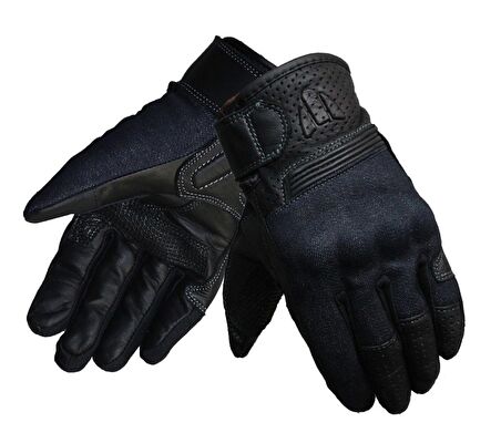 Vexo Denim Motosiklet Eldiveni
