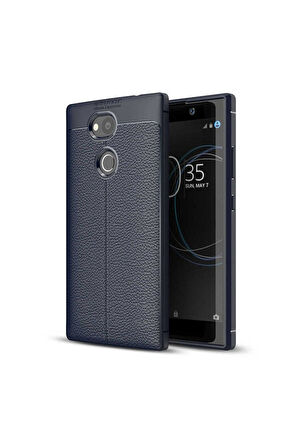 Sony Xperia XA2 Ultra Uyumlu Kılıf Zore Niss Silikon Kapak Lacivert