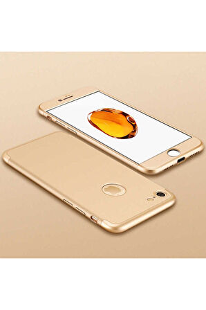 Apple iPhone 5 Uyumlu Kılıf Zore Ays Kapak Gold