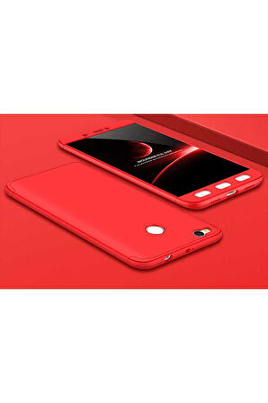 Xiaomi Redmi 4x Uyumlu Kılıf Zore Ays Kapak Kırmızı