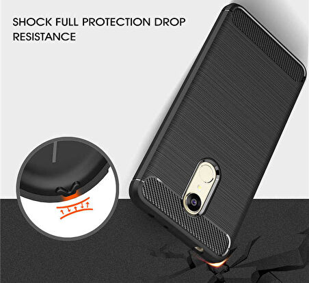 Xiaomi Redmi 5 Uyumlu Kılıf Zore Room Silikon Kapak Siyah