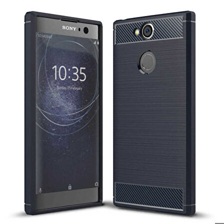 Sony Xperia L2 Uyumlu Kılıf Zore Room Silikon Kapak Gri