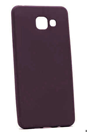 Samsung Galaxy A5 2016 Uyumlu Kılıf Zore Premier Silikon Kapak Mürdüm