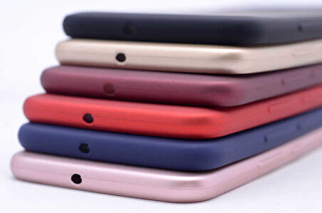 HTC U11 Life Uyumlu Kılıf Zore Premier Silikon Kapak Mürdüm