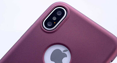 Apple iPhone X Uyumlu Kılıf Zore Premier Silikon Kapak Rose Gold