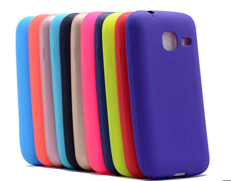 Samsung Galaxy J1 Mini Prime Uyumlu Kılıf Zore Premier Silikon Kapak Siyah