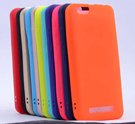 Lenovo A2020 Uyumlu Kılıf Zore Premier Silikon Kapak Kırmızı