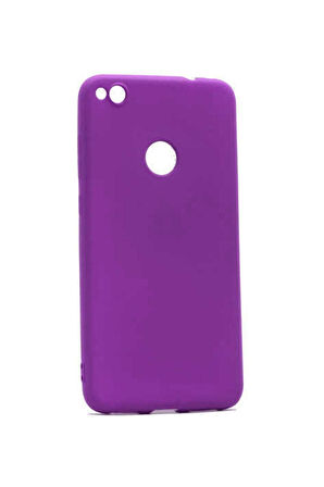 Huawei P9 Lite Uyumlu Kılıf Zore Premier Silikon Kapak Mürdüm