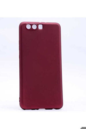 Huawei P10 Lite Uyumlu Kılıf Zore Premier Silikon Kapak Bordo