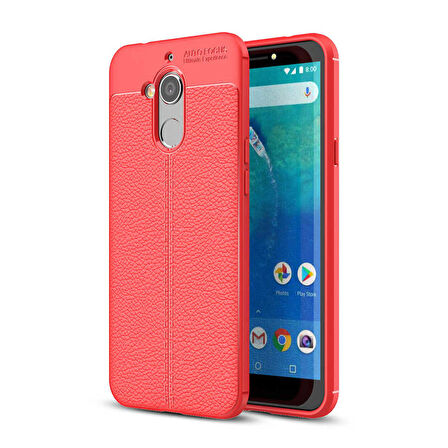 General Mobile 8 Uyumlu Kılıf Zore Niss Silikon Kapak Gri