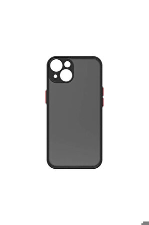 Apple iPhone 15 Plus Uyumlu Kılıf Zore Hux Kapak Siyah