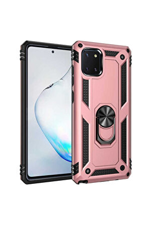 Samsung Galaxy A81 (Note 10 Lite) Uyumlu Kılıf Zore Vega Kapak Rose Gold