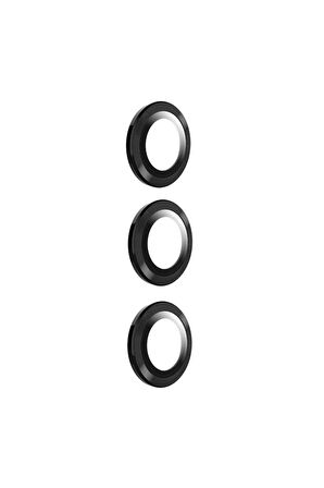 Samsung Galaxy S24 Plus Uyumlu Zore Kamera Lens Koruyucu Cam Filmi Siyah