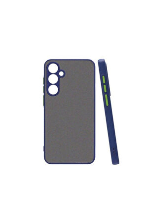 Samsung Galaxy S24 Plus Uyumlu Kılıf Zore Hux Kapak Lacivert