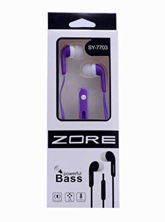 Zore SY-7703 Mp3 Stereo Kulaklık Sarı