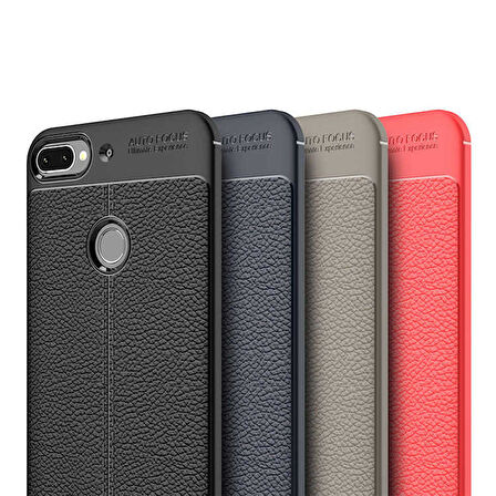 HTC Desire 12 Plus Uyumlu Kılıf Zore Niss Silikon Kapak Kırmızı