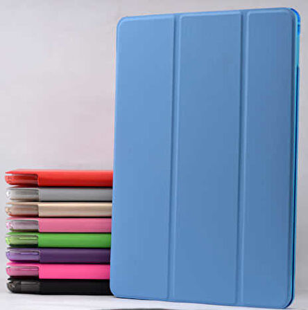 Apple iPad 2 3 4 Uyumlu Zore Smart Cover Standlı 1-1 Kılıf Lacivert
