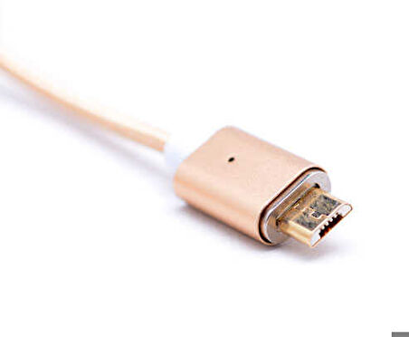 Zore Mıknatıslı 8600 Micro Usb Kablo Rose Gold
