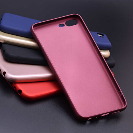 Huawei Honor 10 Uyumlu Kılıf Zore Premier Silikon Kapak Mürdüm