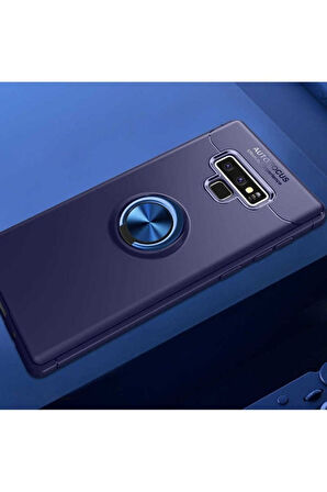 Samsung Galaxy Note 9 Uyumlu Kılıf Zore Ravel Silikon Kapak Mavi