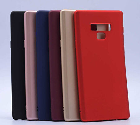 Samsung Galaxy Note 9 Uyumlu Kılıf Zore Premier Silikon Kapak Mürdüm