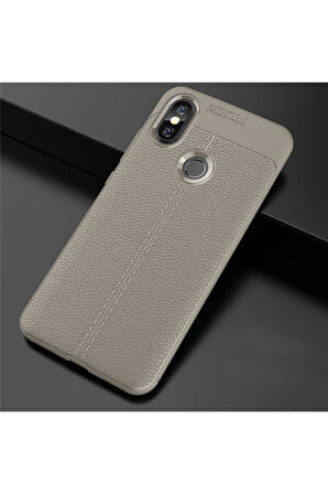 Xiaomi Mi A2 Lite Uyumlu Kılıf Zore Niss Silikon Kapak Gri